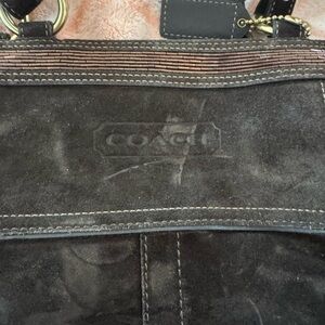 Coach Brown Suede women’s Bag
